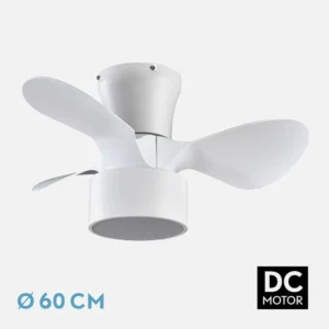 oferta ventilador techo 3 aspas habitaciones pequenas blanco