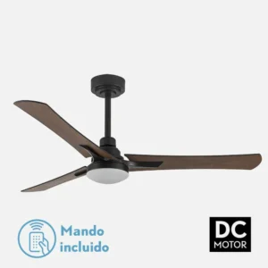 oferta ventilador techo aspas reversibles roble haya