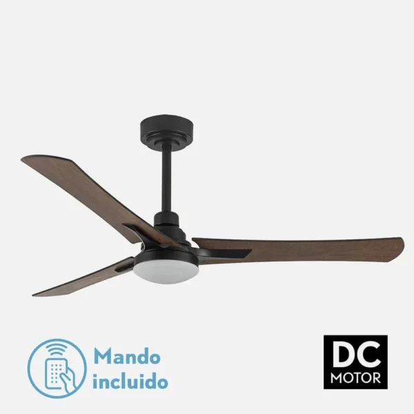 oferta ventilador techo aspas reversibles roble haya
