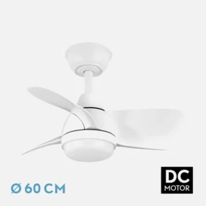 oferta ventilador techo aspas fijas 60 pirdo blanco
