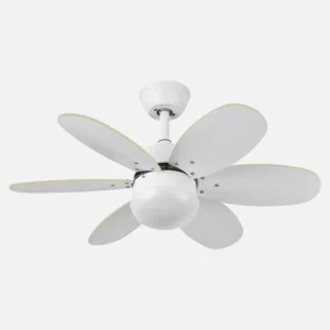 oferta ventilador techo aspas reversibles 85cm alves blanco