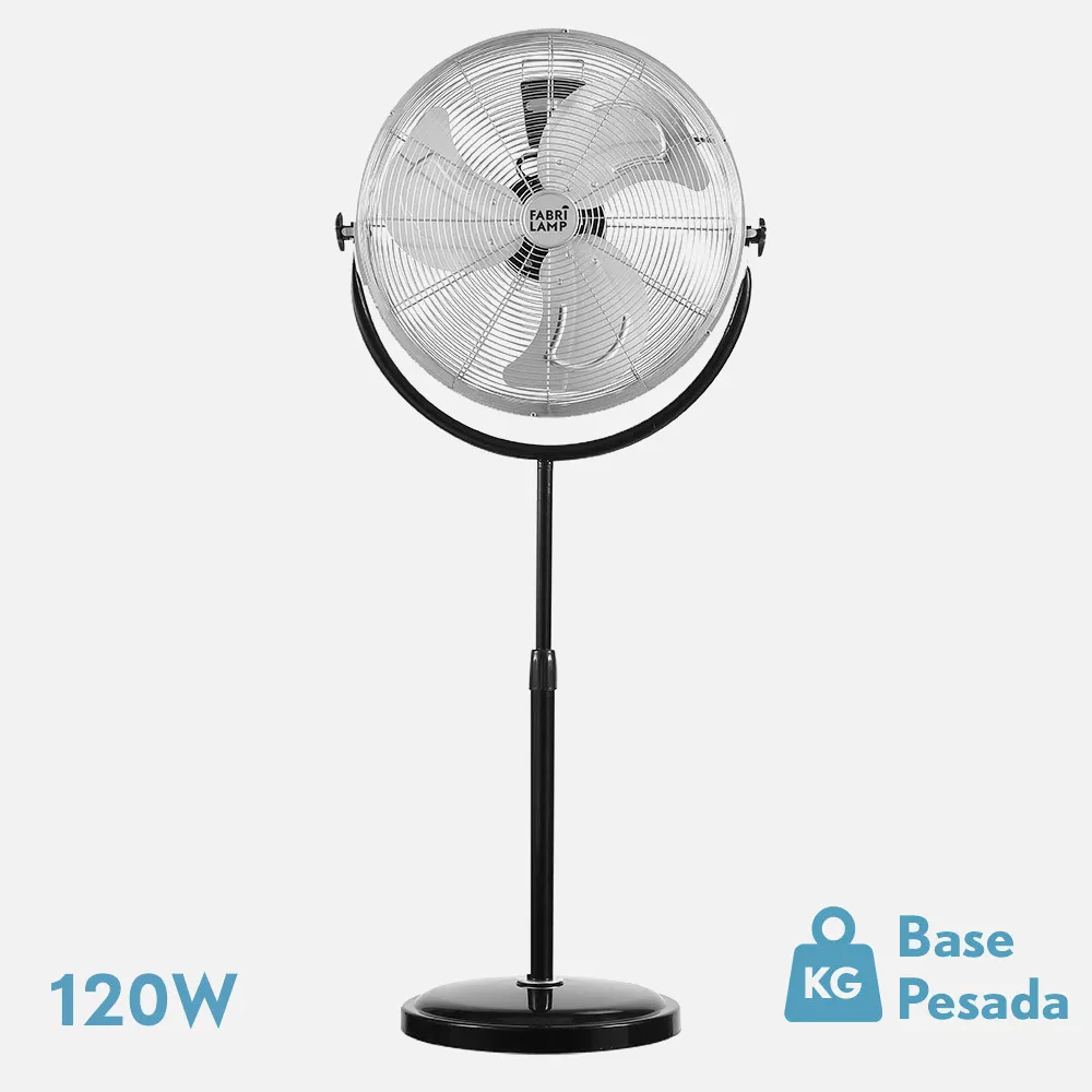 oferta ventilador pie trascias negro