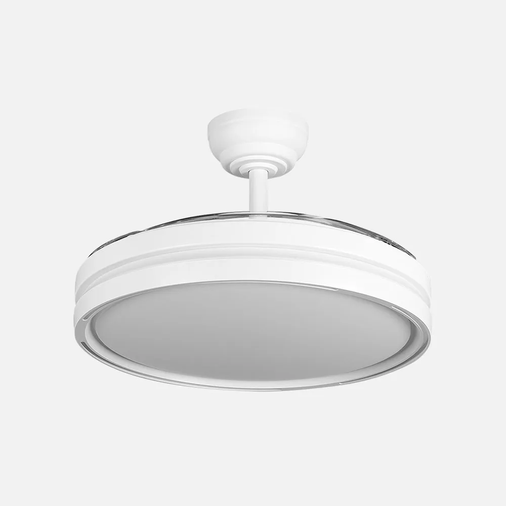 oferta ventilador techo aspas rectractiles 107 capitan blanco