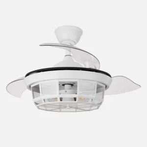oferta ventilador techo aspas retractiles 91 tornado blanco