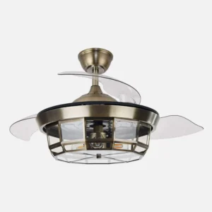 oferta ventilador techo aspas retractiles 91 tornado niquel